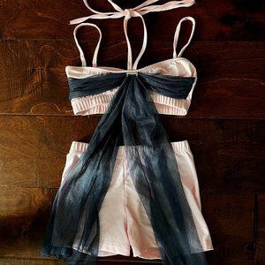 Bralette Shorts Dance Costume Set